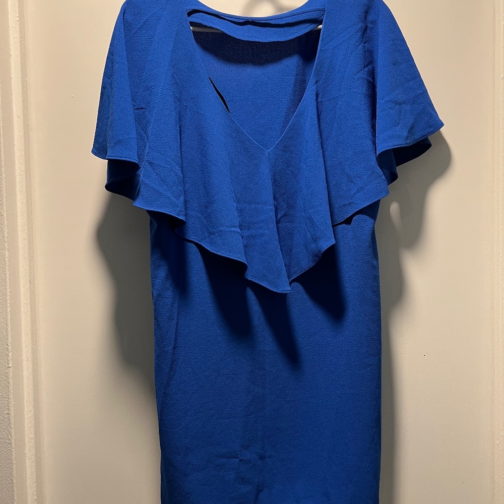 Blue Dress with a Very Fun Back
